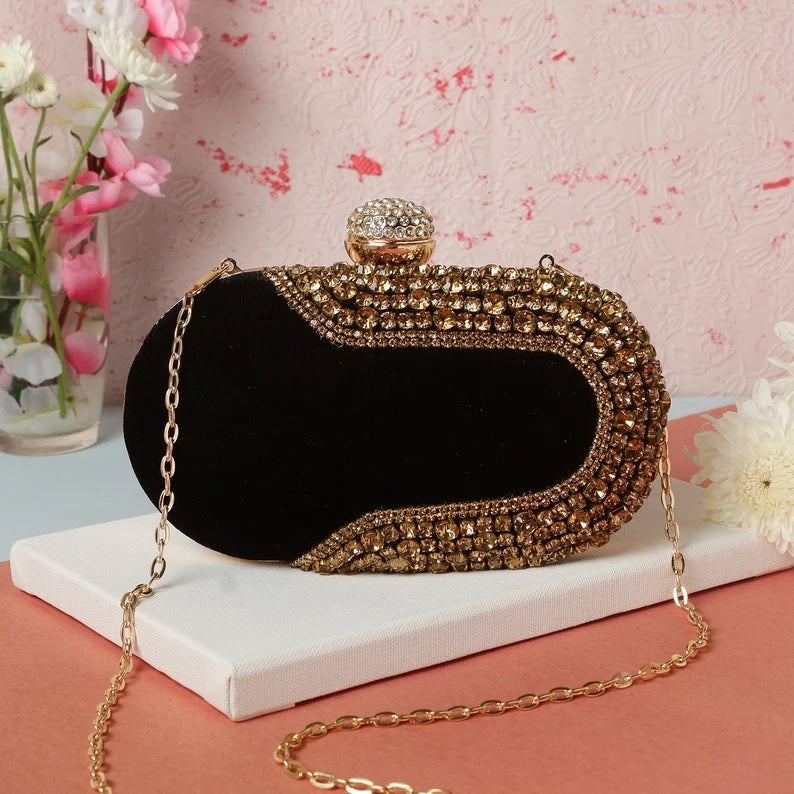 Velvet Clutch purse