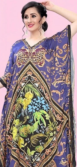Kaftan dress for women Colorful Print Cover Ups Caftan BeachDresses for Swimwear