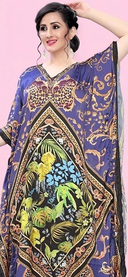 Kaftan dress for women Colorful Print Cover Ups Caftan BeachDresses for Swimwear