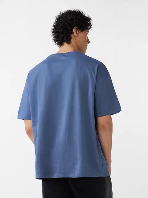 Oversized Steel Blue T-Shirts