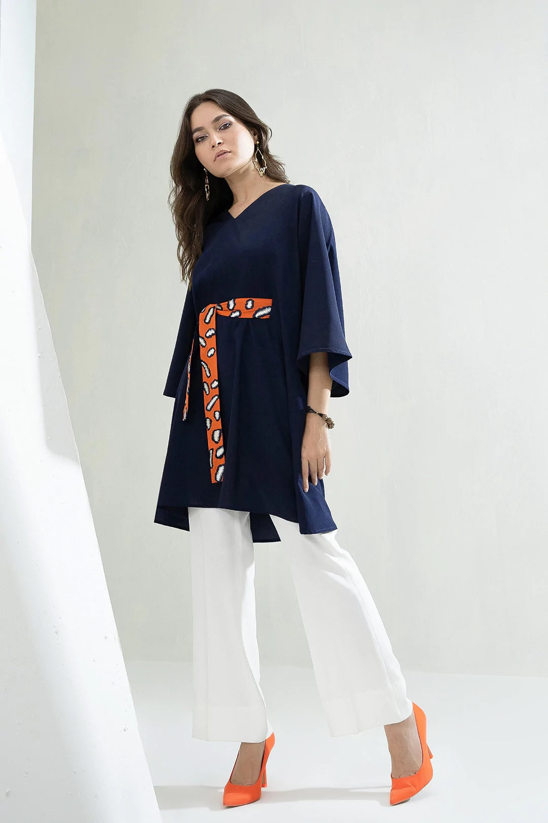Viscose Rayon  Co-ord Set Suit Shirt With Pant Set For Women's