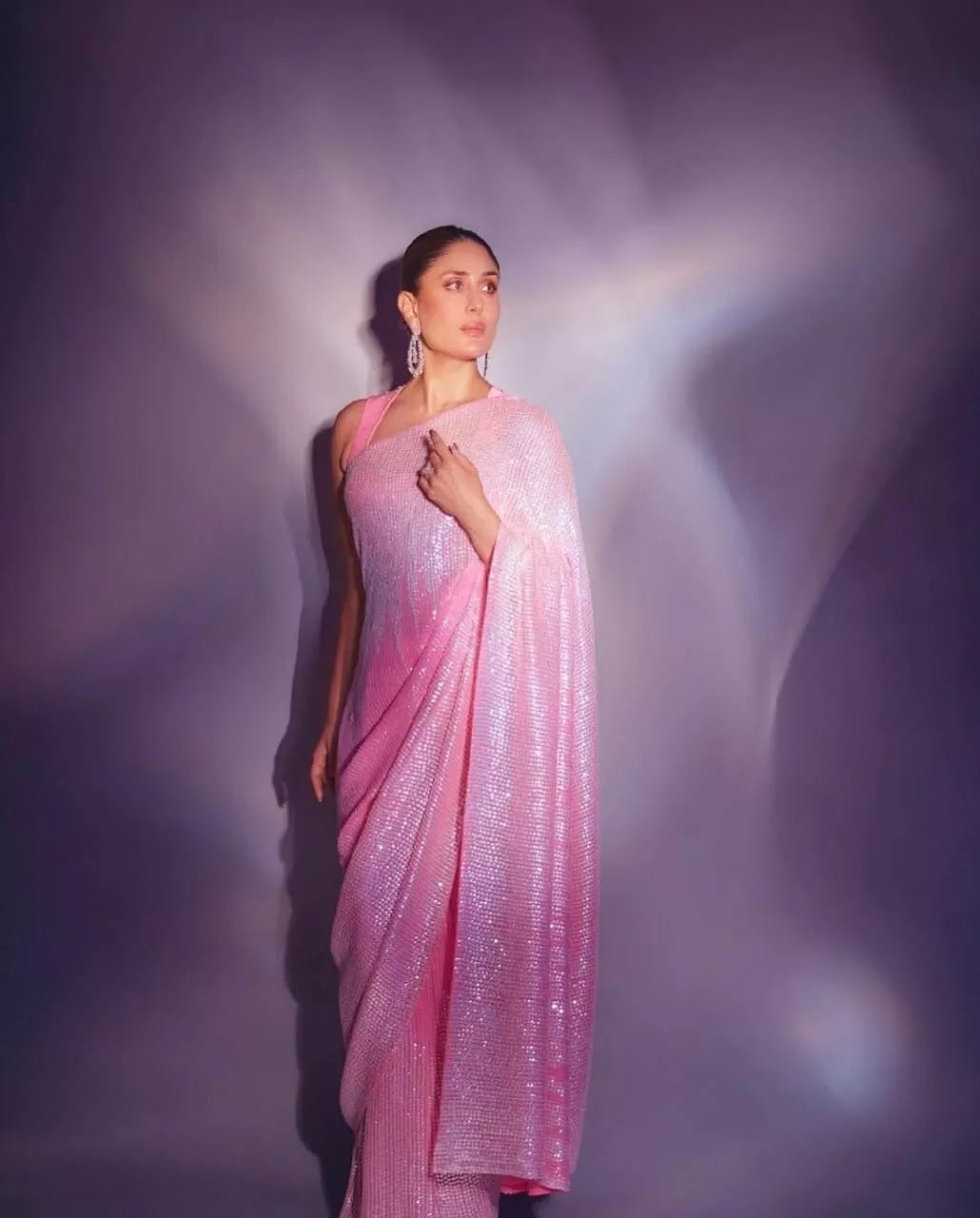 Georgette Party Wear Wedding Saree, New Indian Classic Function Sari