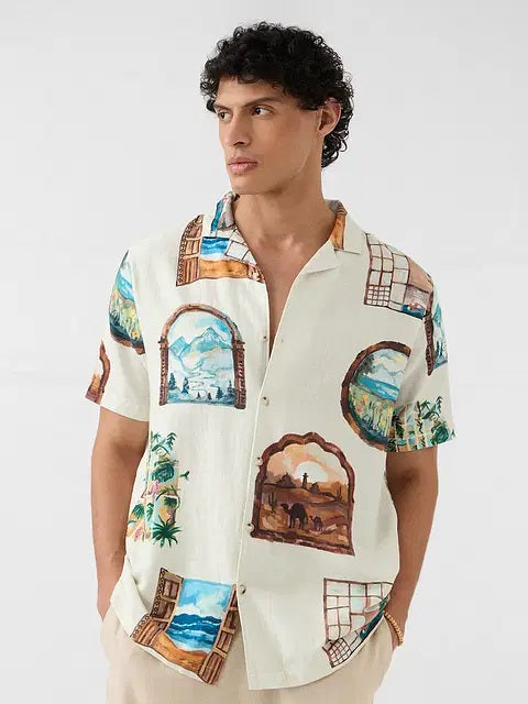 Vintage Pane Holiday Shirts