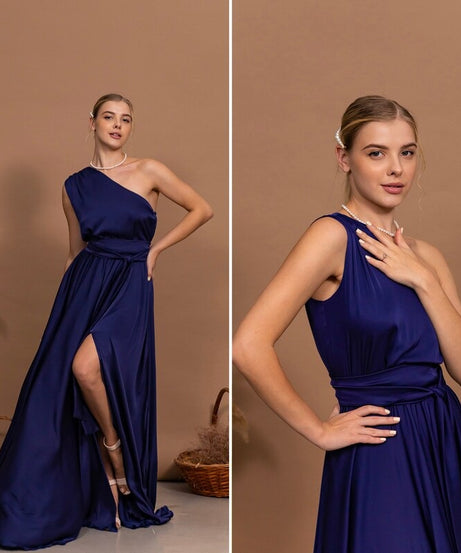 Long Maxi Bridesmaid Dress Cocktail Dress for Wedding Guest