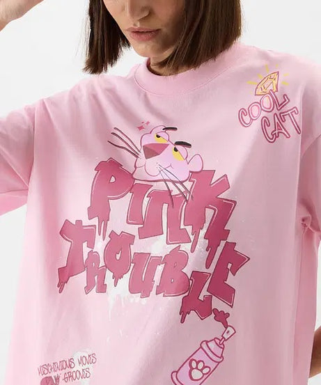 Pink Panther Pink Trouble T-shirt