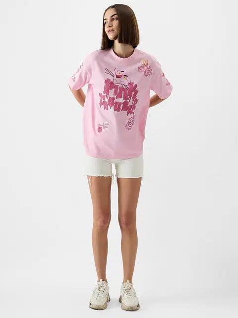 Pink Panther Pink Trouble T-shirt