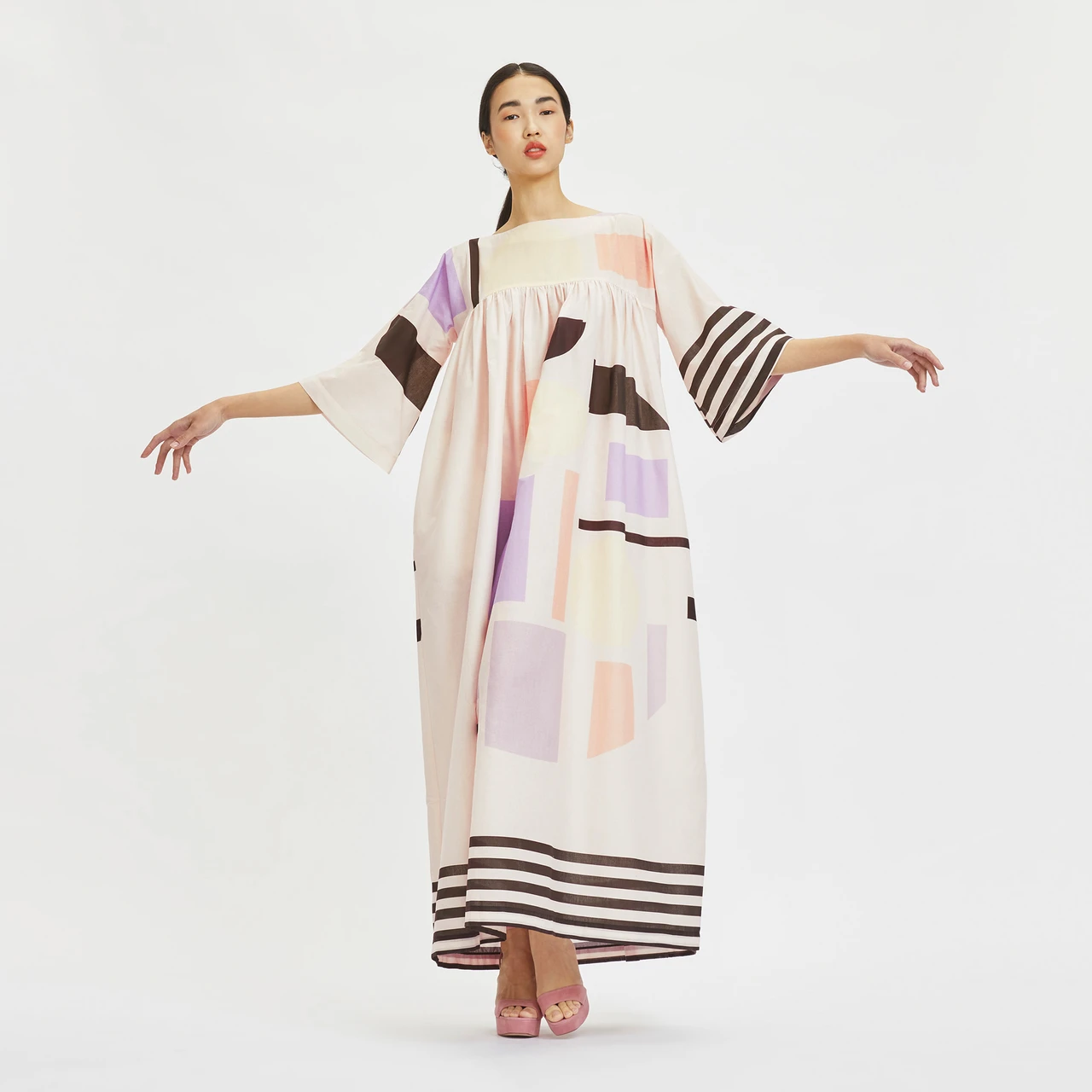 Soft Rayon Cotton Kaftan - Comfortable and Stylish Caftan For Women's