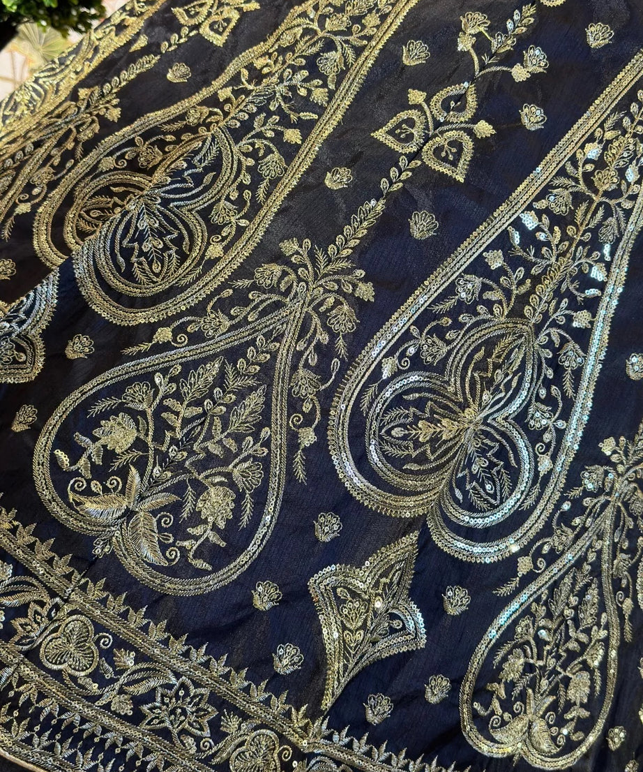 Embroidery Sequence Zari Design Work  Lehenga Blouse & Dupatta