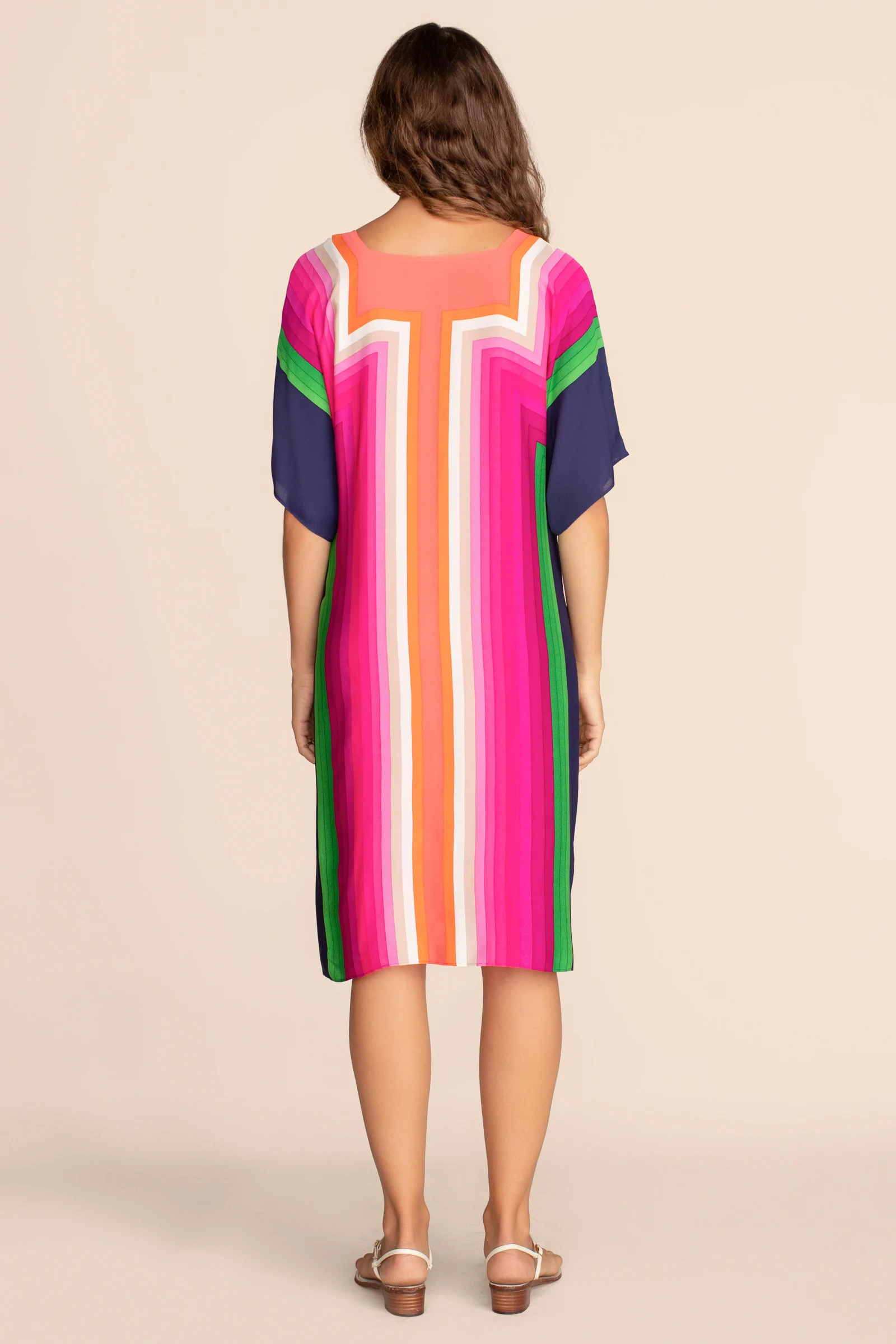 Silk Crepe Kaftan , Stylish Casual Wear Caftan For Women's