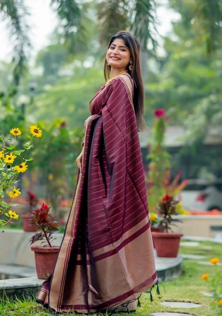 Bollywood Banarasi Soft Silk Function Wear Exclusive Saree With Blouse 11-KT