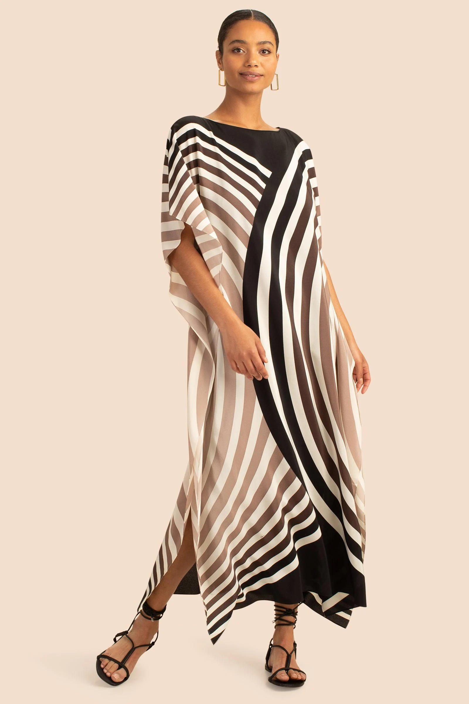Premium Soft Satin Silk Kaftan, Casual Wear Caftan For Women's