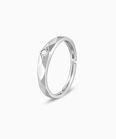Silver Rugged Ring For Him