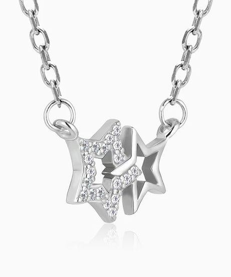 Silver Starry Affair Necklace