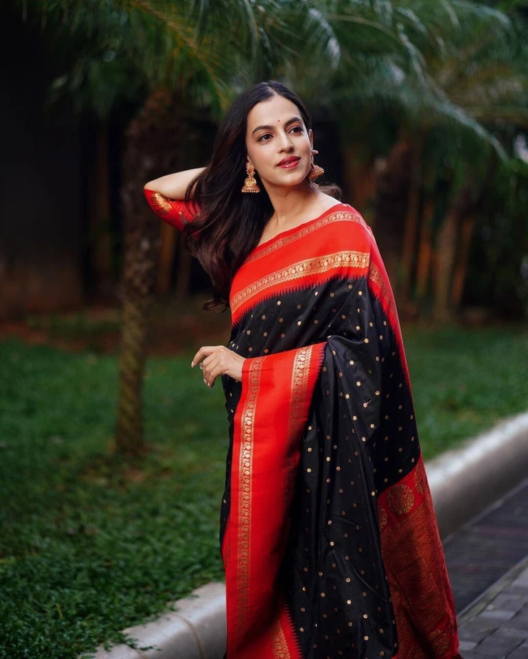 Bollywood Banarasi Soft Silk Function Wear Saree With Blouse 11-VD