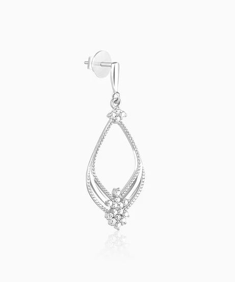 Silver Princess Earrings