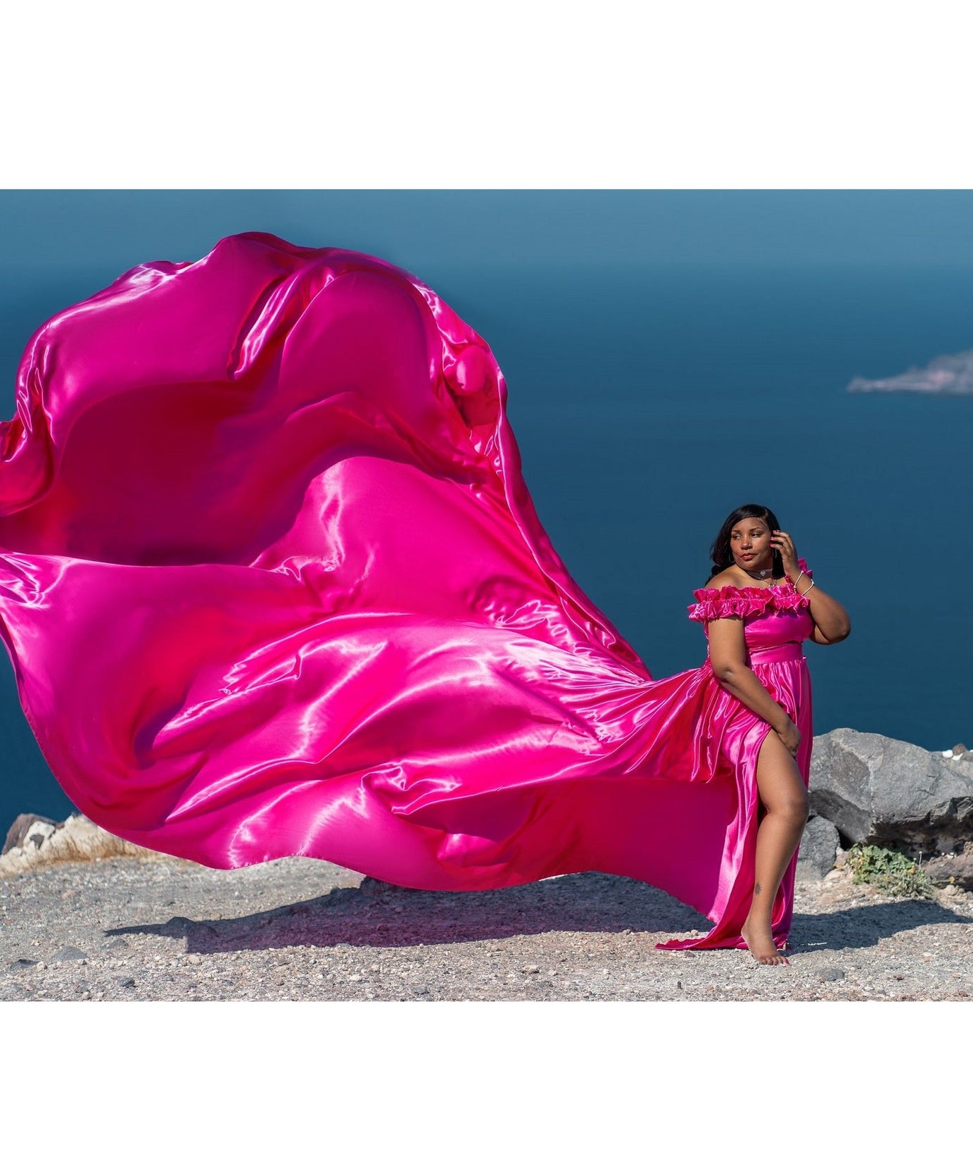 Long Flying Dress | Flying Dress for Photoshoot | Long Train Dress