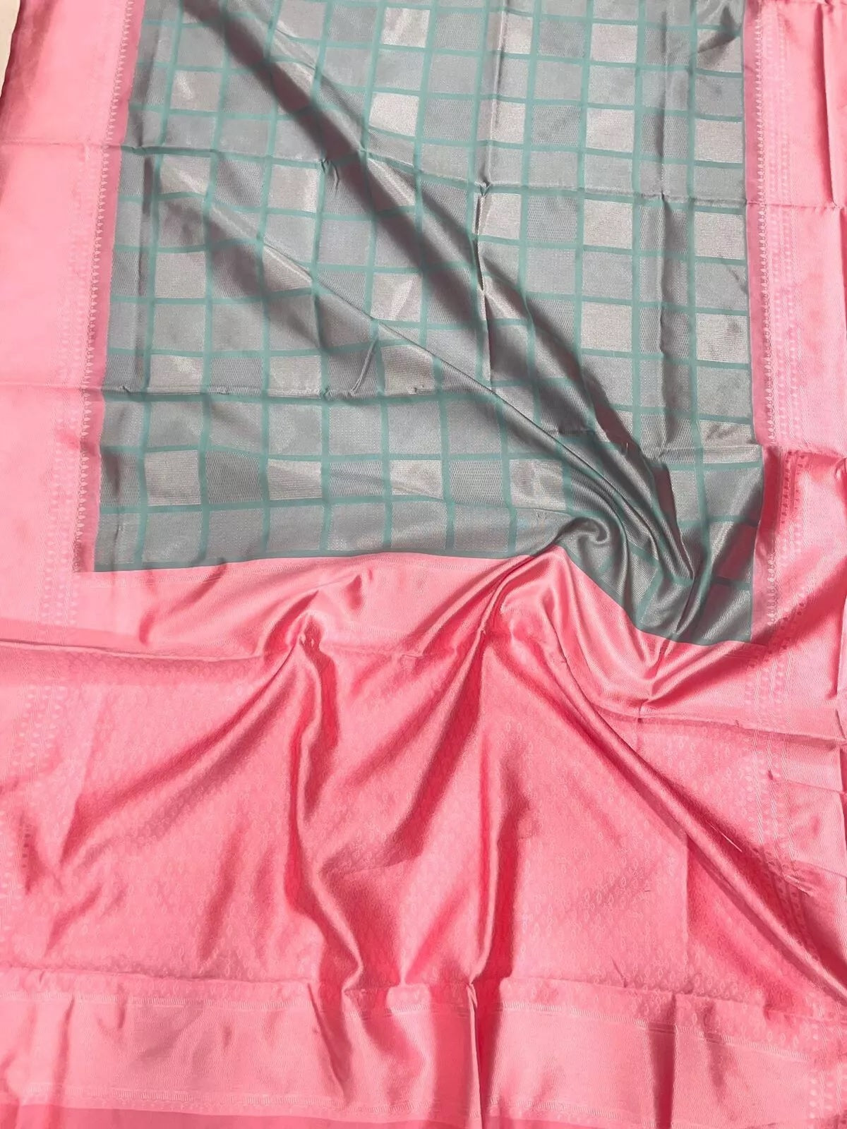Designer Soft Lichi Silk With  Jacquard Work  Saree & Blouse