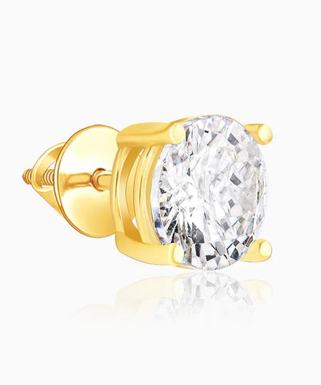 Golden Zircon Earrings