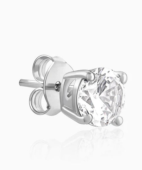 Silver Zircon Earrings