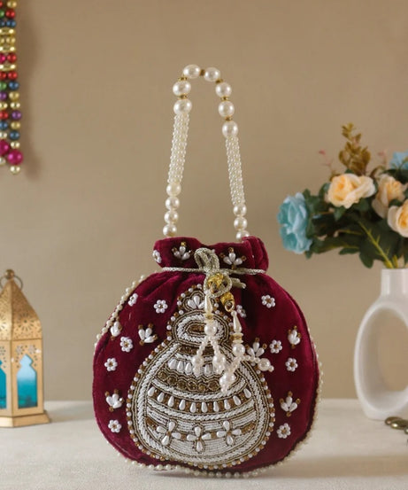 Designer Round Potli Bag
