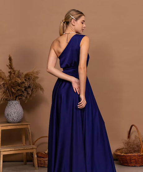 Long Maxi Bridesmaid Dress Cocktail Dress for Wedding Guest
