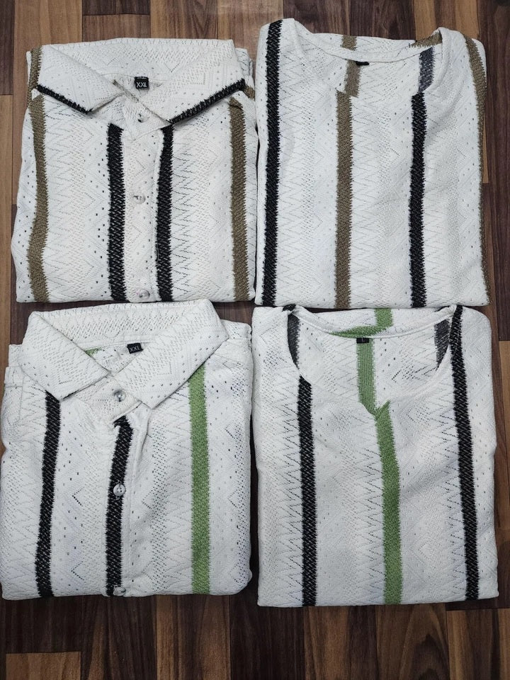 Important Party Wear , Shirt & Kurti Couple Combo Set 16-ST