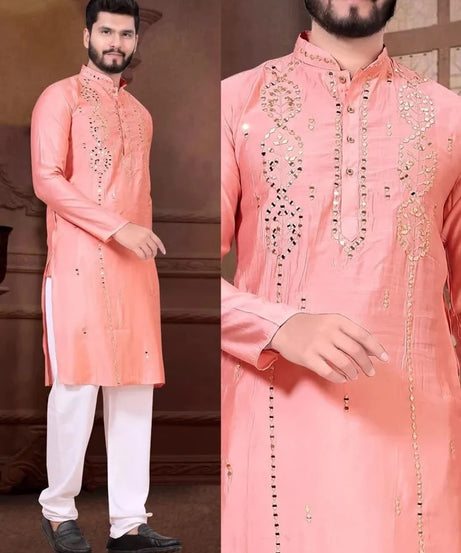 Men's Viscose with kurta pajama set
