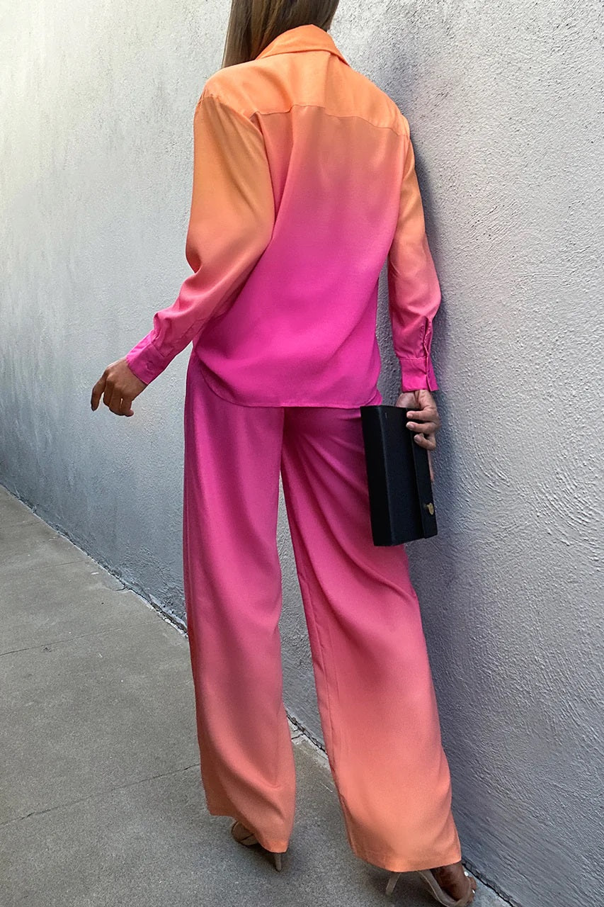 Russian Satin Co-ord Set For Women's
