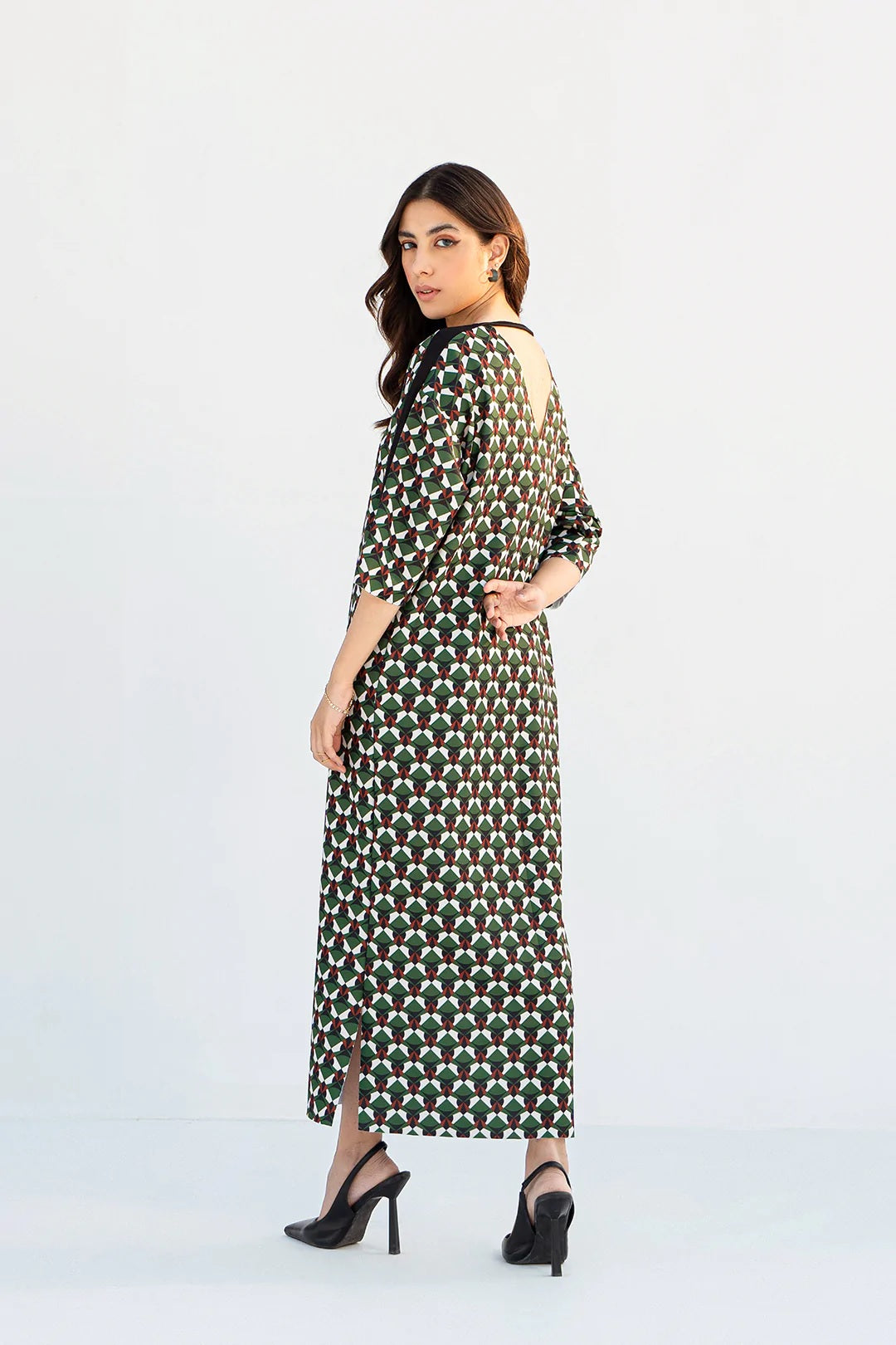 Korean BSY Occasion Wear Long Kaftan For Women's