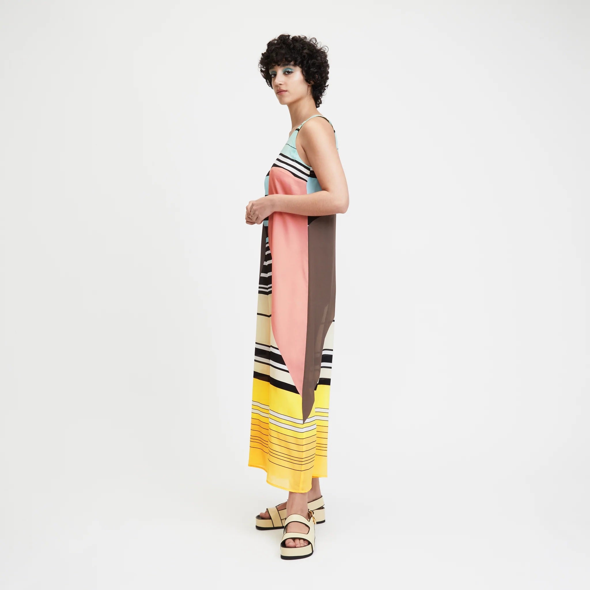 French Moss Green Kaftan - Elegant Boho Maxi Dress Caftan For Women's