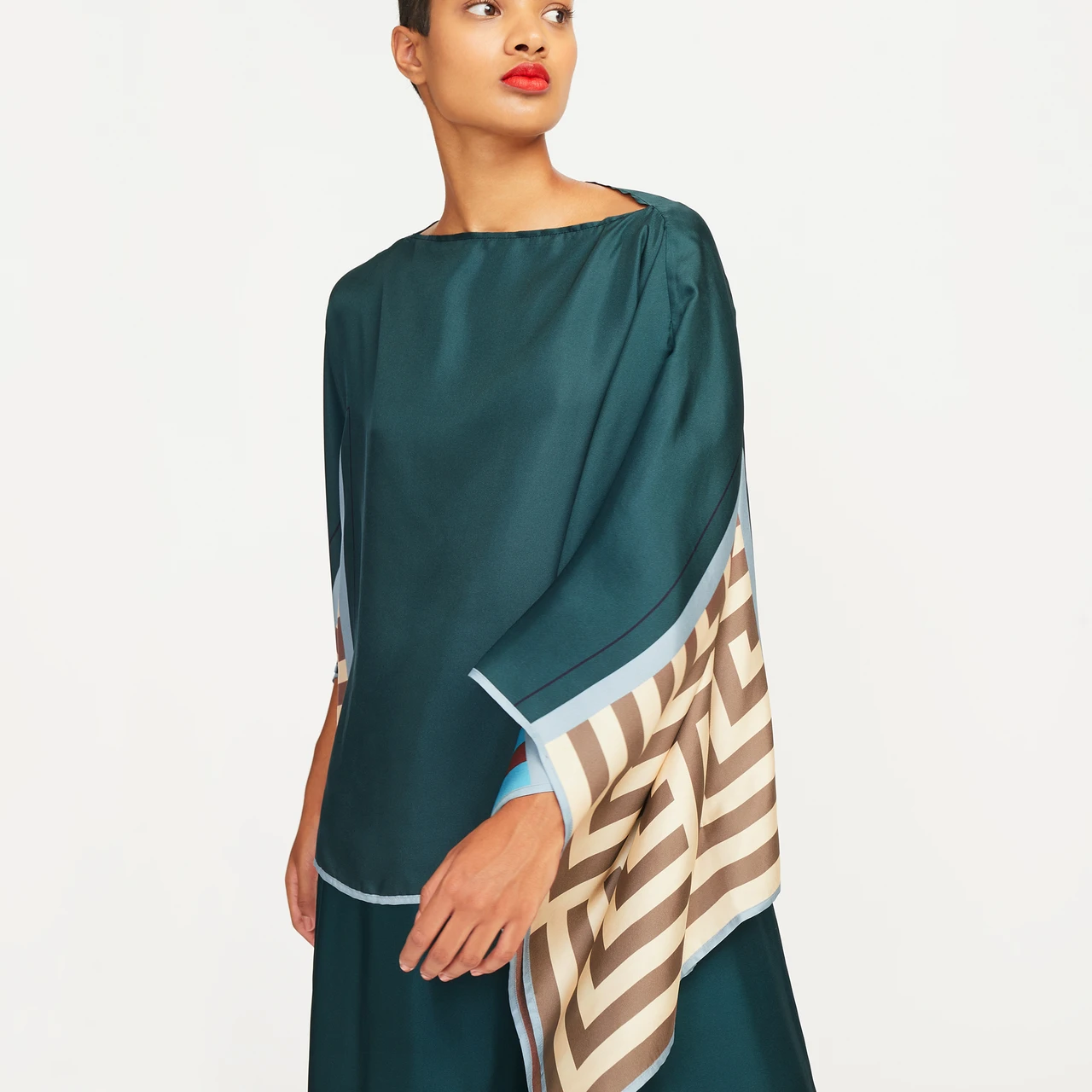 Women's Rama Soft Satin Silk Co-ord Set