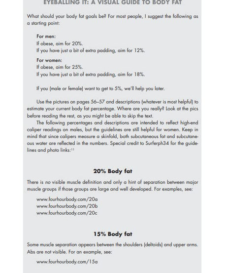 The 4-Hour Body paperback
