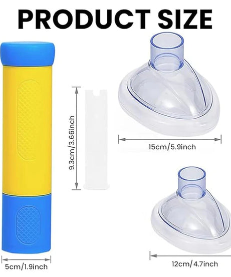 Anti Choking Device, Choking Rescue Device for Kids and Adults with 2 Mask, Portable
