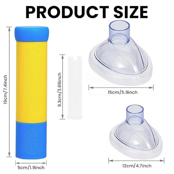 Anti Choking Device, Choking Rescue Device for Kids and Adults with 2 Mask, Portable