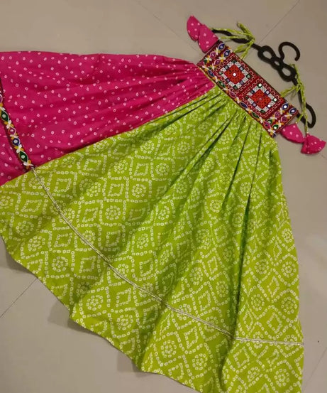 Kids Navratri Cotton Lehenga Choli