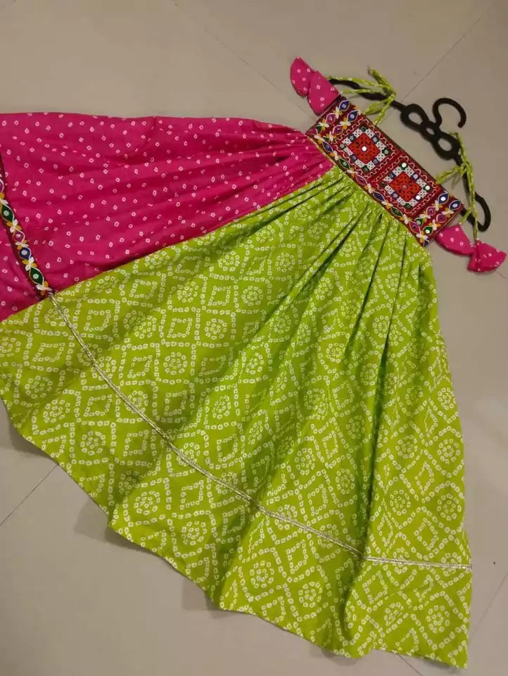 Kids Navratri Cotton Lehenga Choli