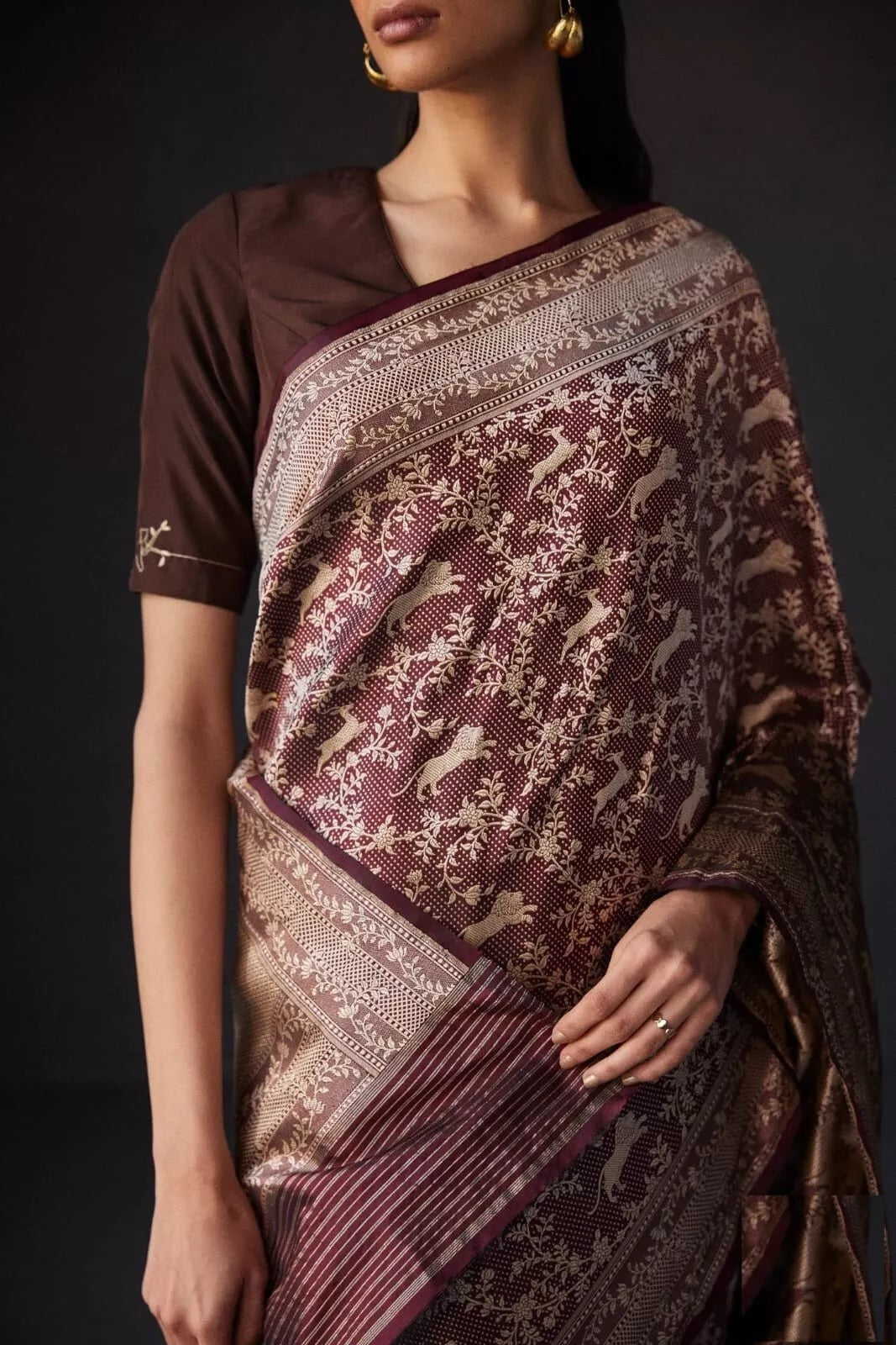 Classic Wedding Banarasi Soft Silk Sari & Blouse
