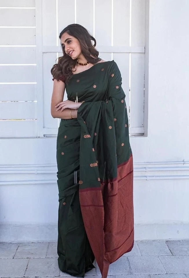 Function Wedding Banarasi Soft Silk Saree Blouse,Traditional Exclusive Sari