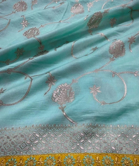 Banarasi Soft Silk Wedding Party Wear Saree, Function Sari & Blouse