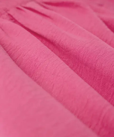 Textured Jumpsuit Fuchsia Women Jumpsuit
