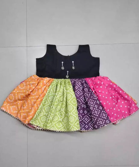 REYON BANDHEJ PRINT WITH HAND WORK PEPLUM TOP ATTACHED WITH FLARED DHOTI