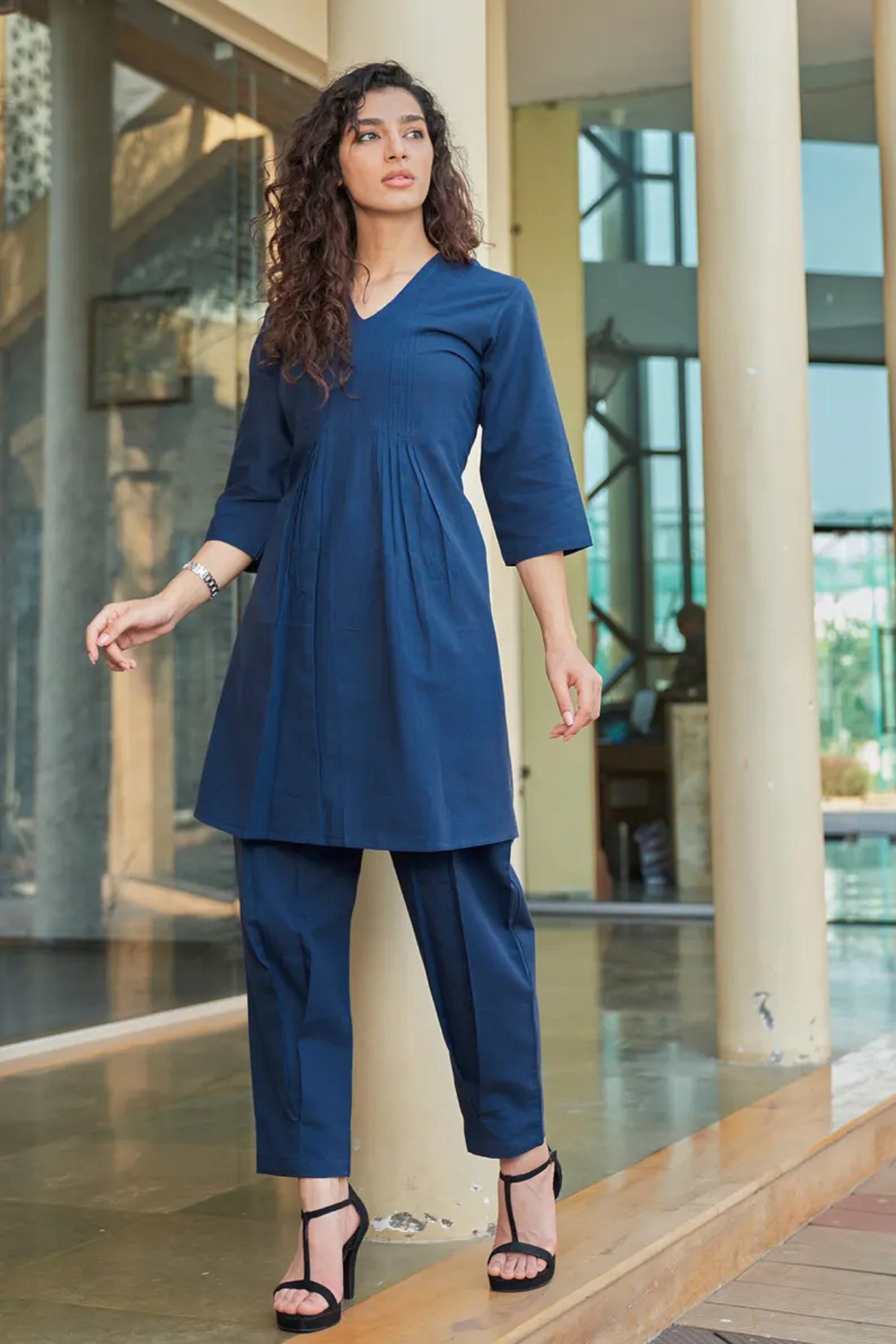 Linen Kurta Set Kurta Salwar Set for women