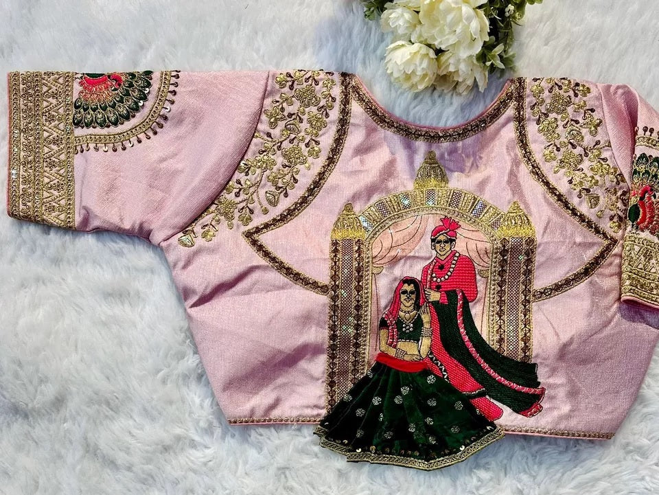 Raspberry Silk Blouse
