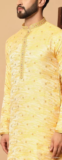 Designer Ethnic Stitched Heavy Jacquard Kurta Pajama Set For Mens