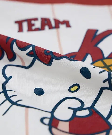 Hello Kitty Varsity Women Oversized T-Shirt