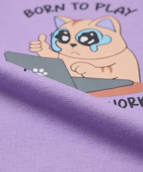 Oversized T-Shirt Born To Play
