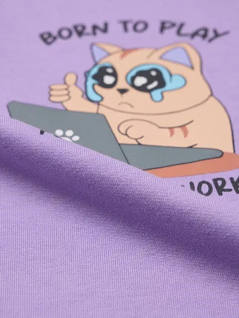 Oversized T-Shirt Born To Play