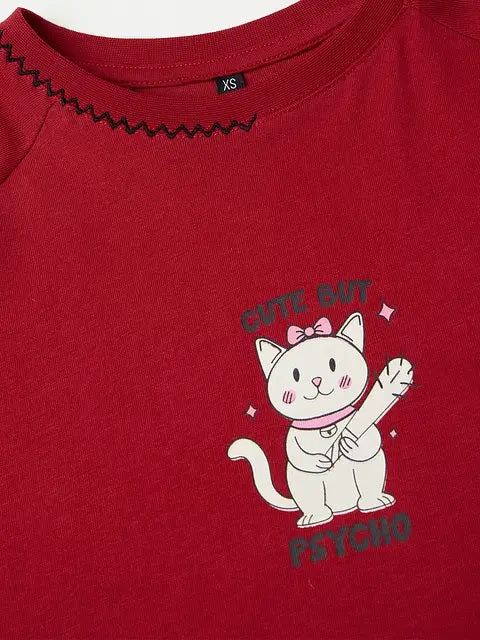 Cute But Psycho Women Relaxed Fit T-Shirt