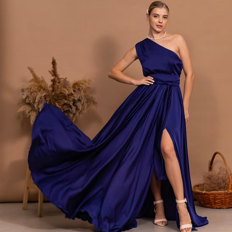 Long Maxi Bridesmaid Dress Cocktail Dress for Wedding Guest