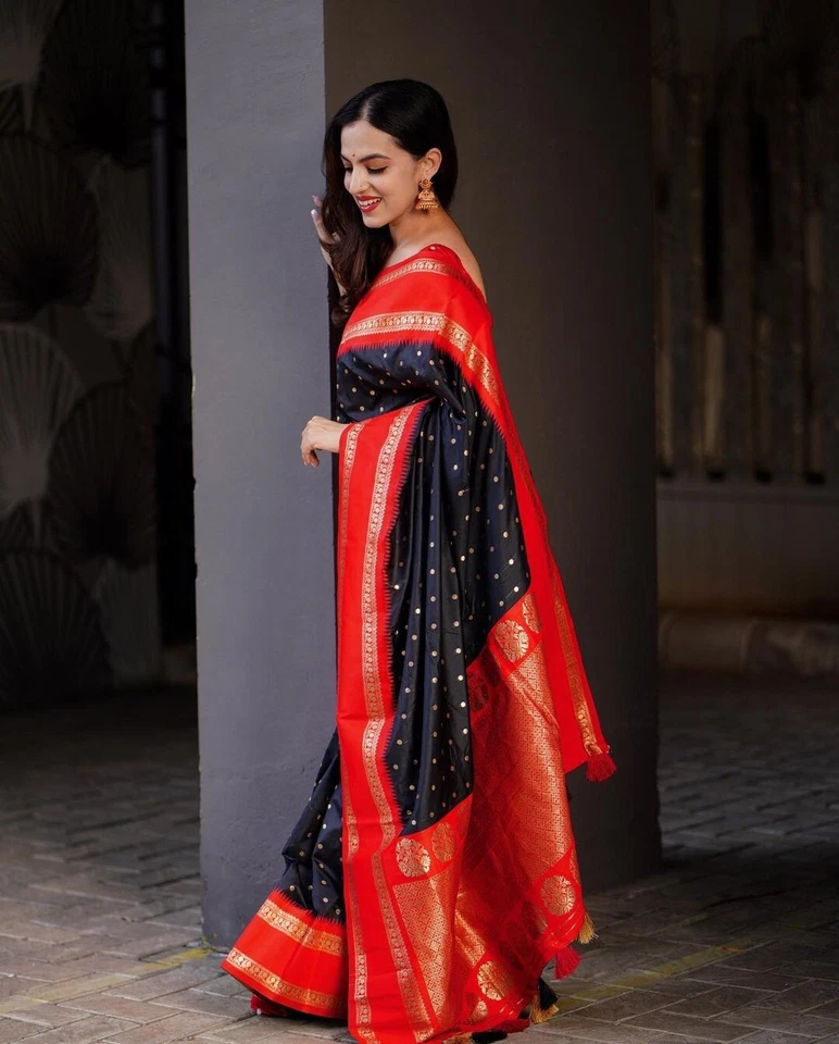 Bollywood Banarasi Soft Silk Function Wear Saree With Blouse 11-VD